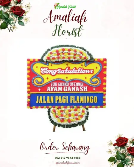 Sewa Papan Bunga Karikil